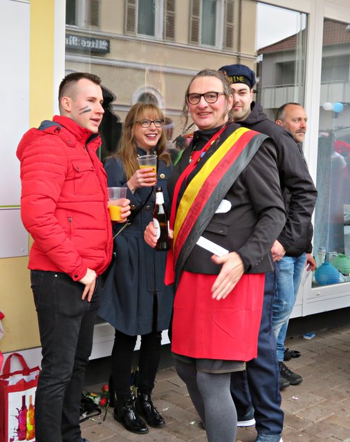 Frau Muh in Waldsee kein Unbekannter (mit Schärpe) | Foto: Brigitte Melder