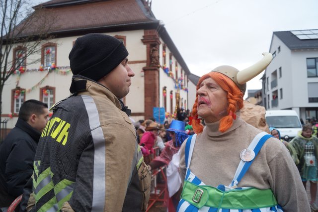 Obelix prüfte den Mut der Sicherheitskräfte | Foto: Walter
