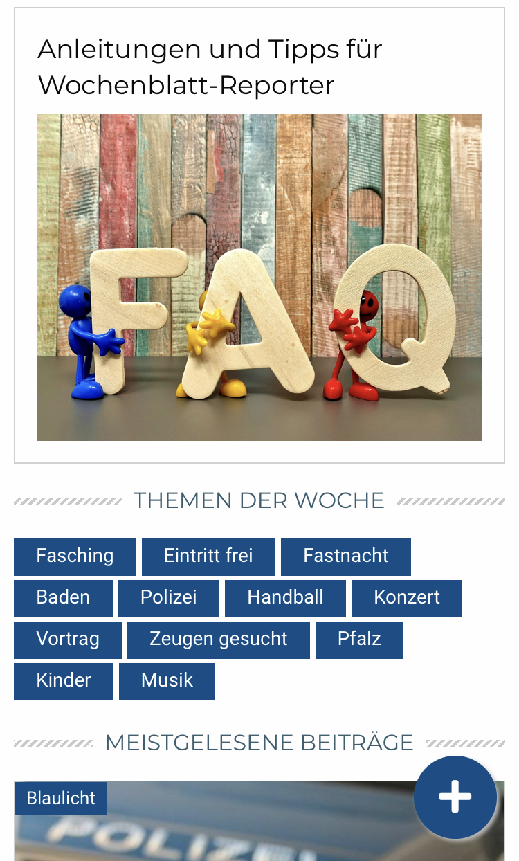 Die Themen der Woche bilden ab, was Leser aktuell besonders interessiert.