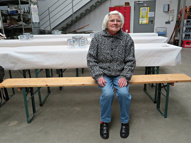 Ohne sie gibt es keine Stärkung - Hildegard Stuhlfauth | Foto: Brigitte Melder