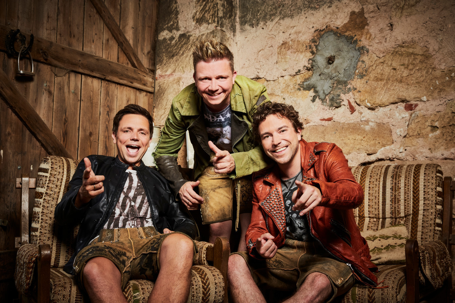 Die Dorfrocker machen seit ihrer Kindheit zusammen Musik Foto: PS
