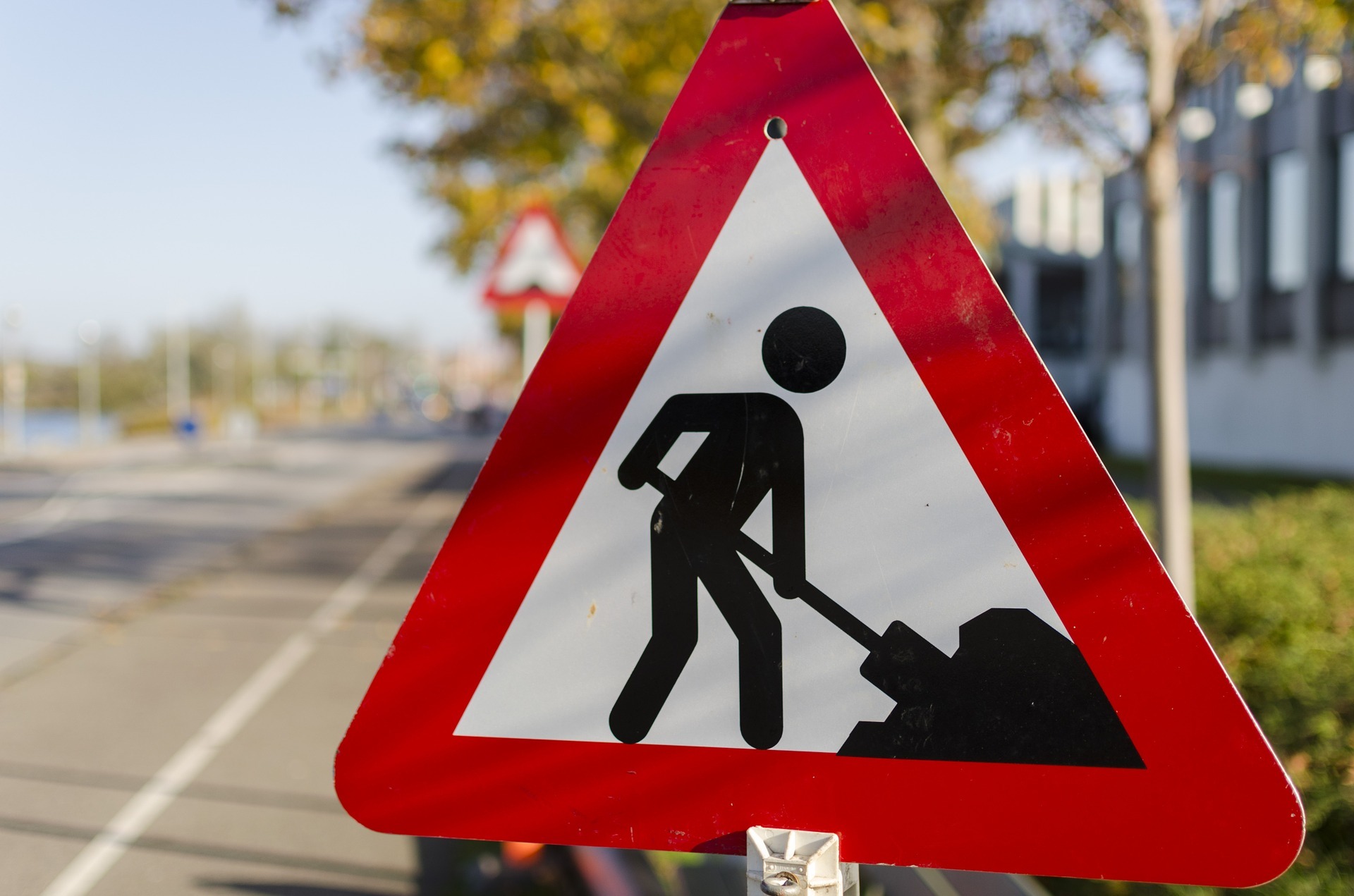 In der Gutleutstraße wird eine Gasleitung verlegt.