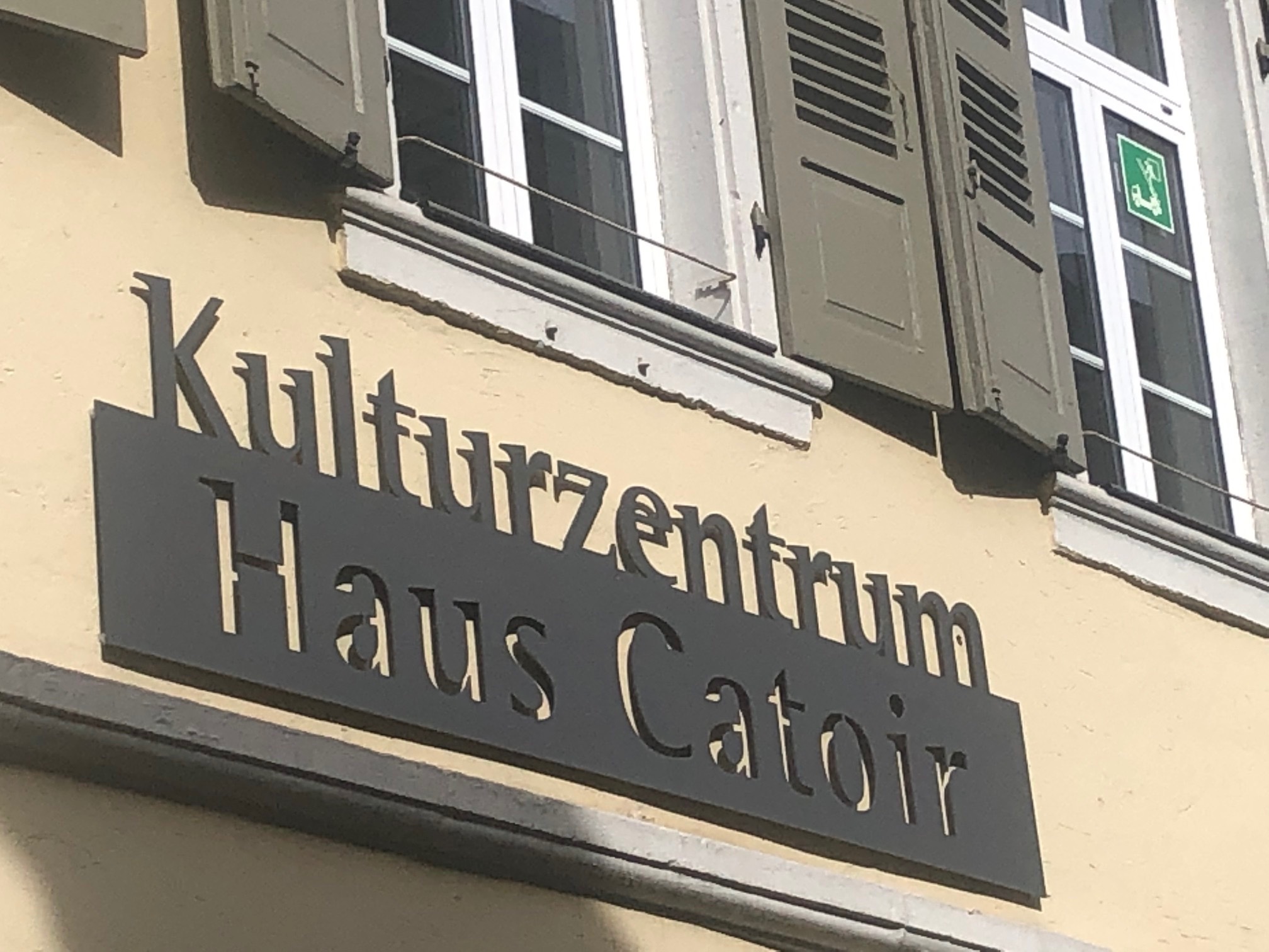 Veranstaltungsort: Das Kulturzentrum Haus Catoir in Bad Dürkheim.
