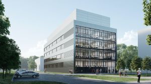 Interdisziplinäre Forschung auf 5 800 Quadratmetern: neues Verfügungsgebäude am Campus Nord des KIT