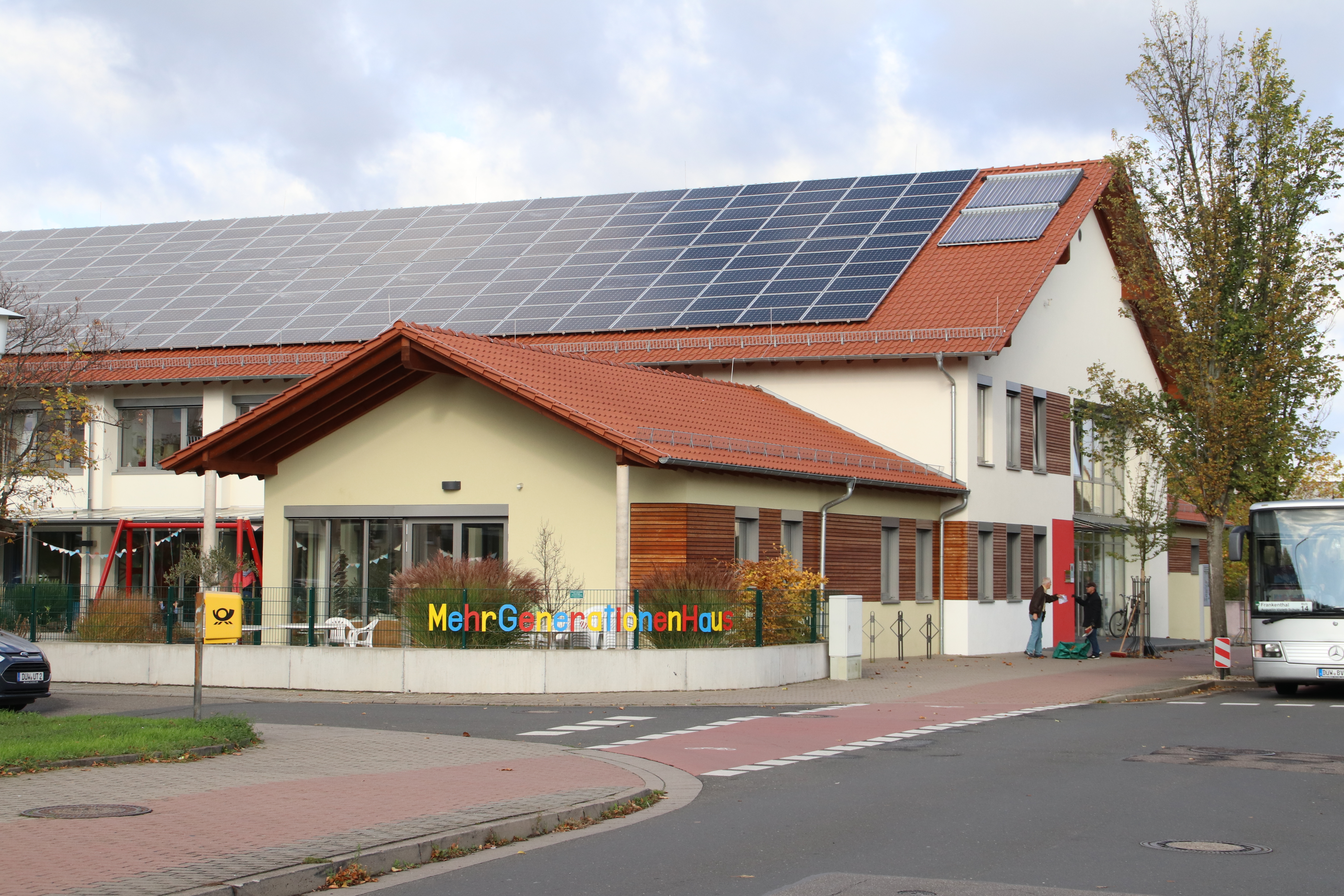 Im Mehrgenerationenhaus findet das Literaturcafé statt.