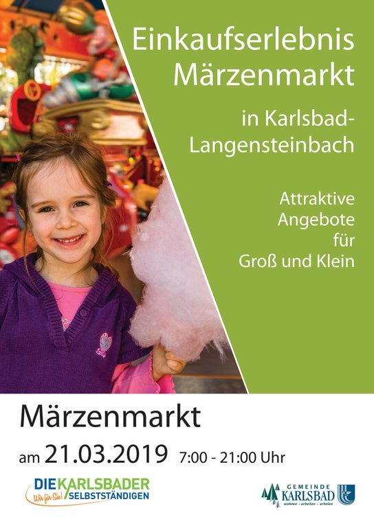 Märzenmarkt am 21.03.2019 in Langensteinbach.