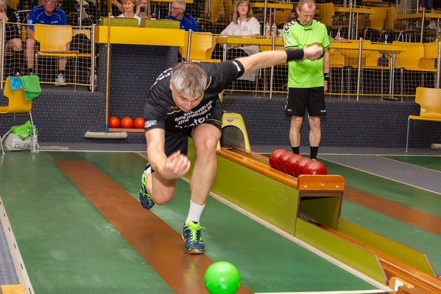 Der tagesbeste Spieler, Christoph Zöller von Bahnfrei Damm Aschaffenburg mit fantastischen 1089 Kegel