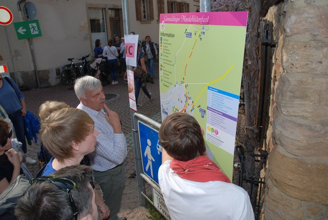 Nicht immer einfach für "Auswärtige": Die Orientierung in der deutschen Mandelblüten-Metropole Gimmeldingen. | Foto: Pacher