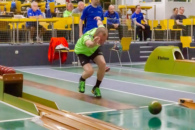 Bester Spieler auf Ettlinger Seite: Gerd Wolfring mit 1086 Kegel