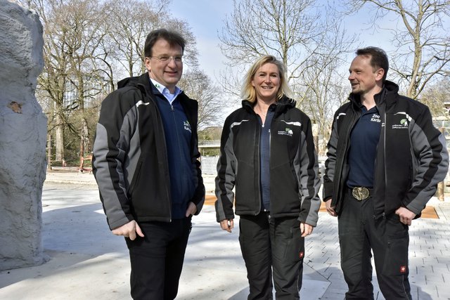 Zoo-Team (v.l.): Reinschmidt, Kaltenbach, Scholz | Foto: Stefan Jehle