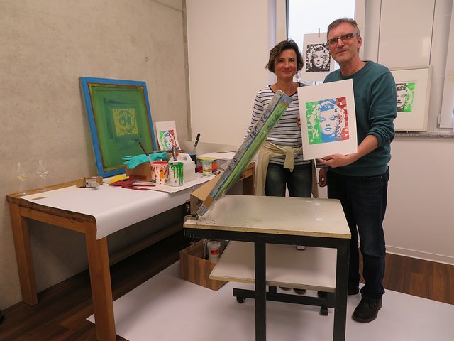 Christine Harant und Gerhard Hofmann präsentieren Monroe | Foto: Brigitte Melder