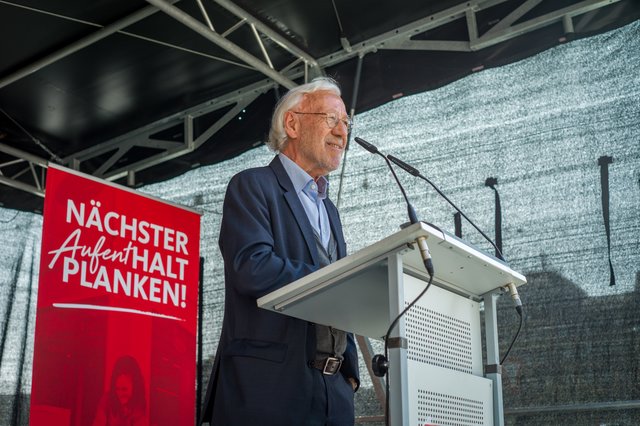Lutz Pauels, Vorsitzender Werbegemeinschaft Mannheim City, durfte nicht fehlen. | Foto: Gaier