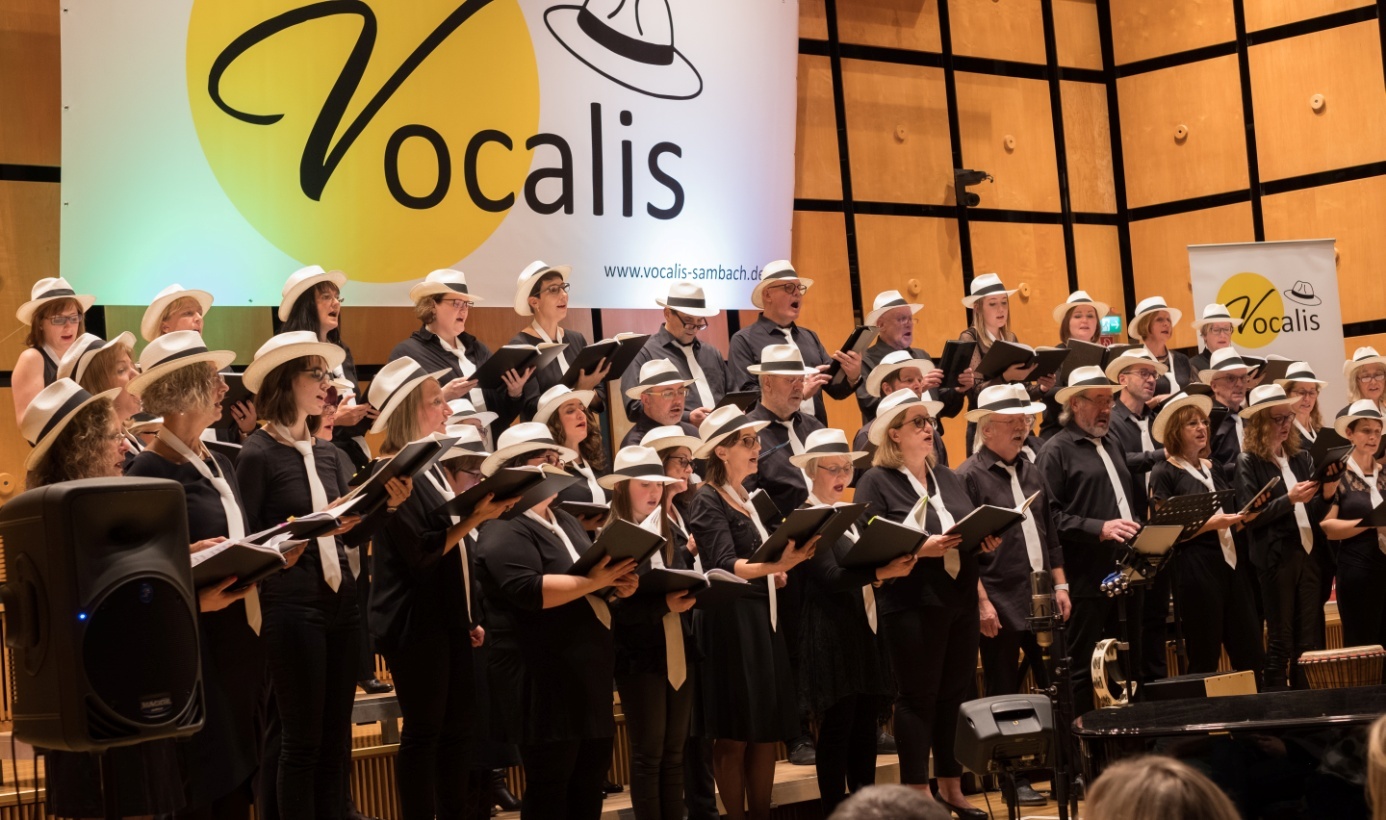 Der Chor „Vocalis“ aus Sambach Foto: PS