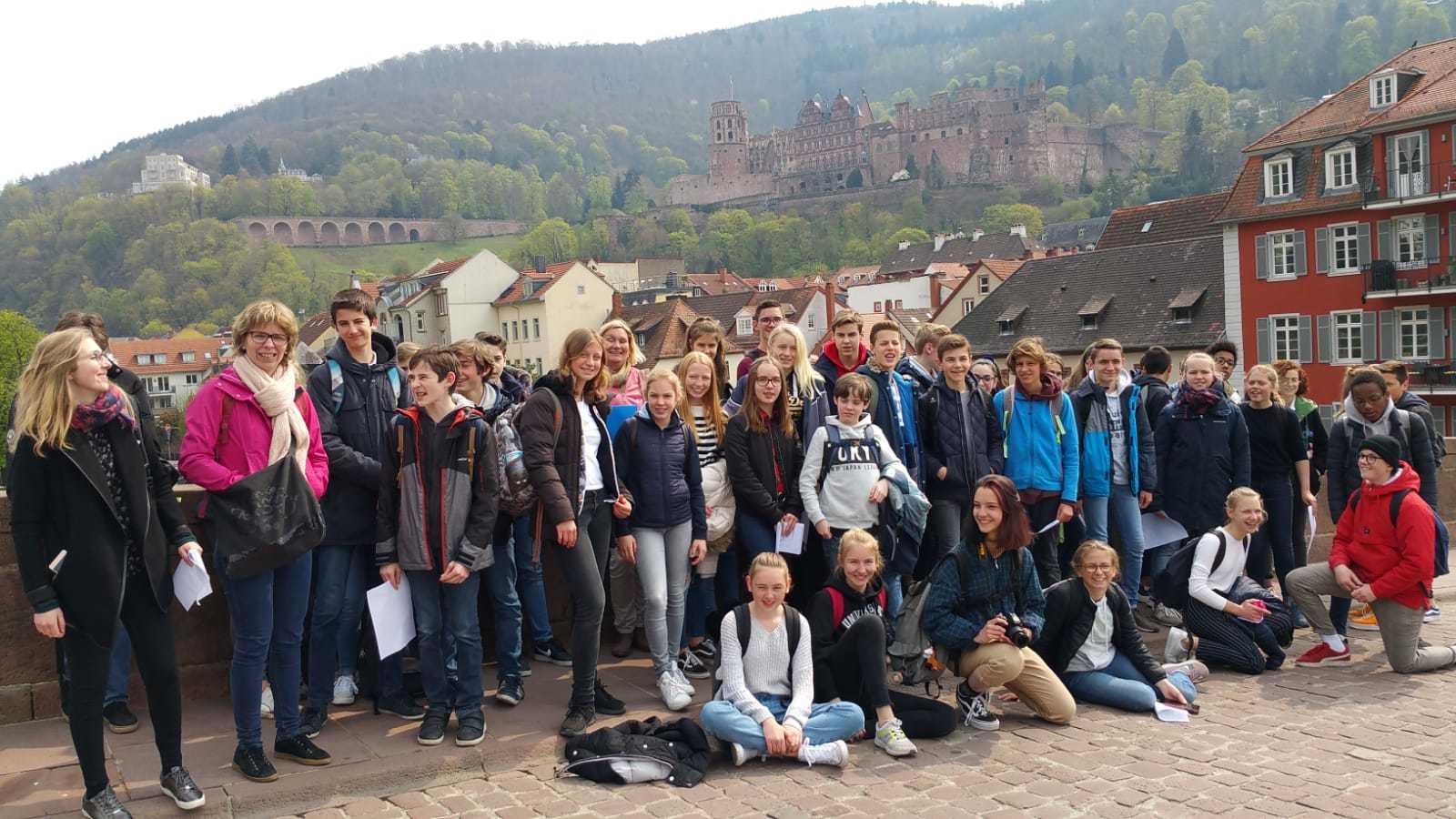 Während des Besuches in Deutschland stand auch die Besichtigung von Heidelberg auf dem Programm.
