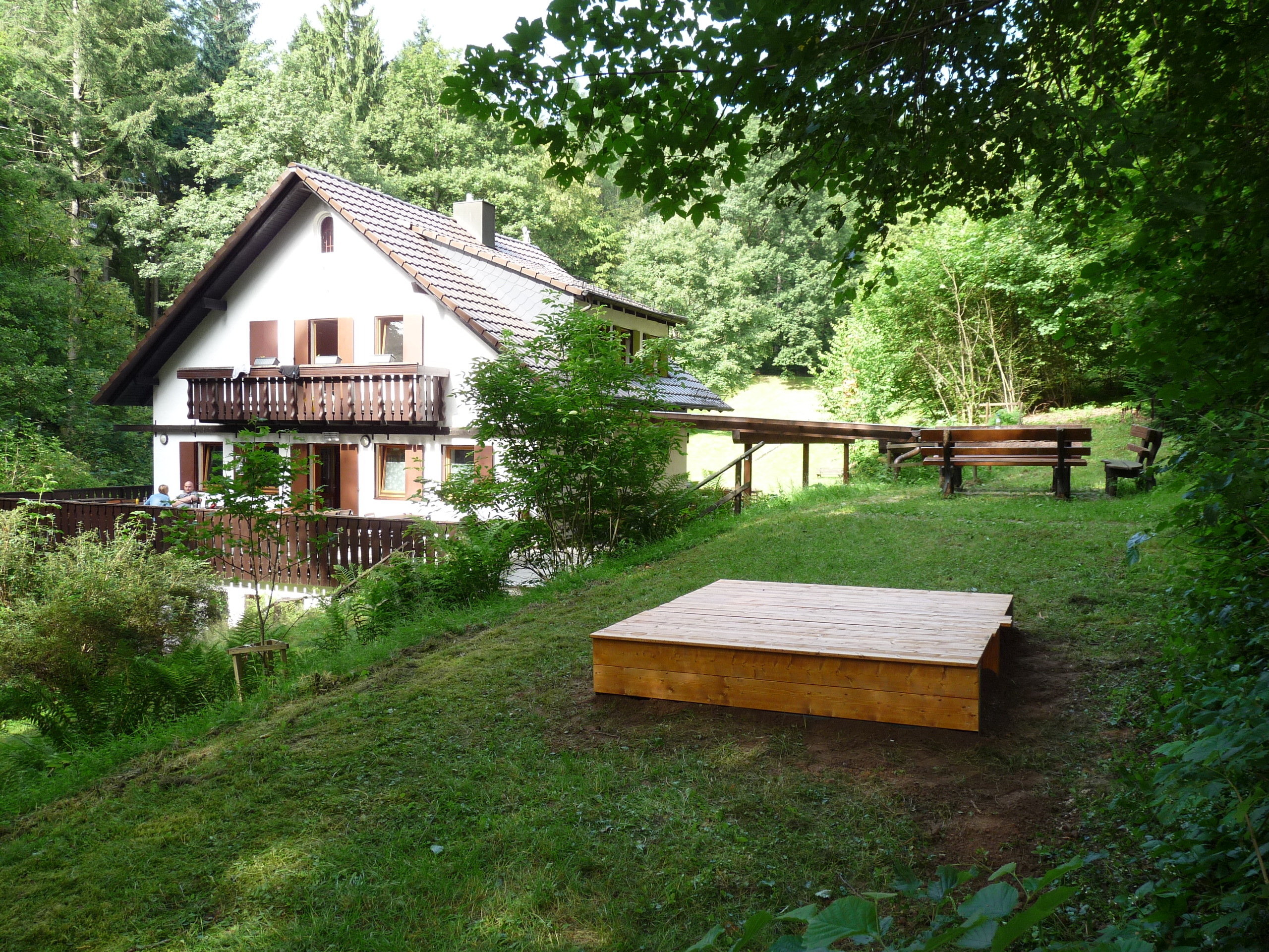 Lohnenswertes Ausflugsziel: das Naturfreundehaus „Schriesheimer Hütte“.
