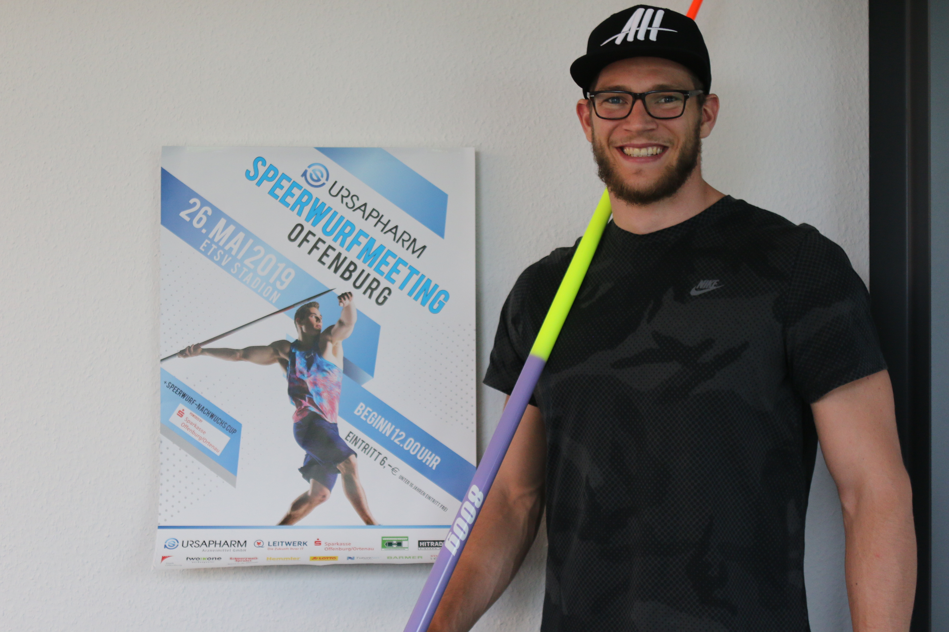 Der Waghäuseler Speerwerfer Andreas Hofmann bereitet sich derzeit auf die Weltmeisterschaften vor und startet am 26. Mai auch beim Meeting in Offenburg.