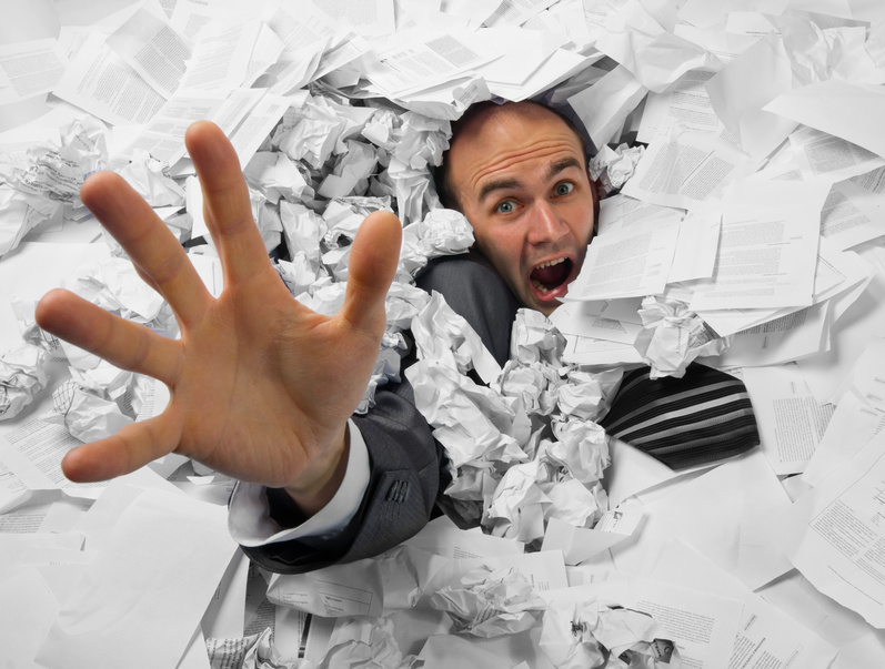 Stress, viel Arbeit und Hektik Foto: Nomad_Soul/Fotolia.com