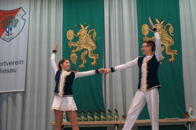  Das Tanzpaar der KUM, Hope Billings und Valentino Bizuga | Foto: Walter