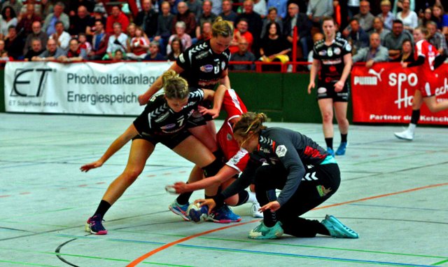 Handball-Pyramide aus dem Spiel Kurpfalz Bären gegen Buchholz 08 - Rosengarten 
