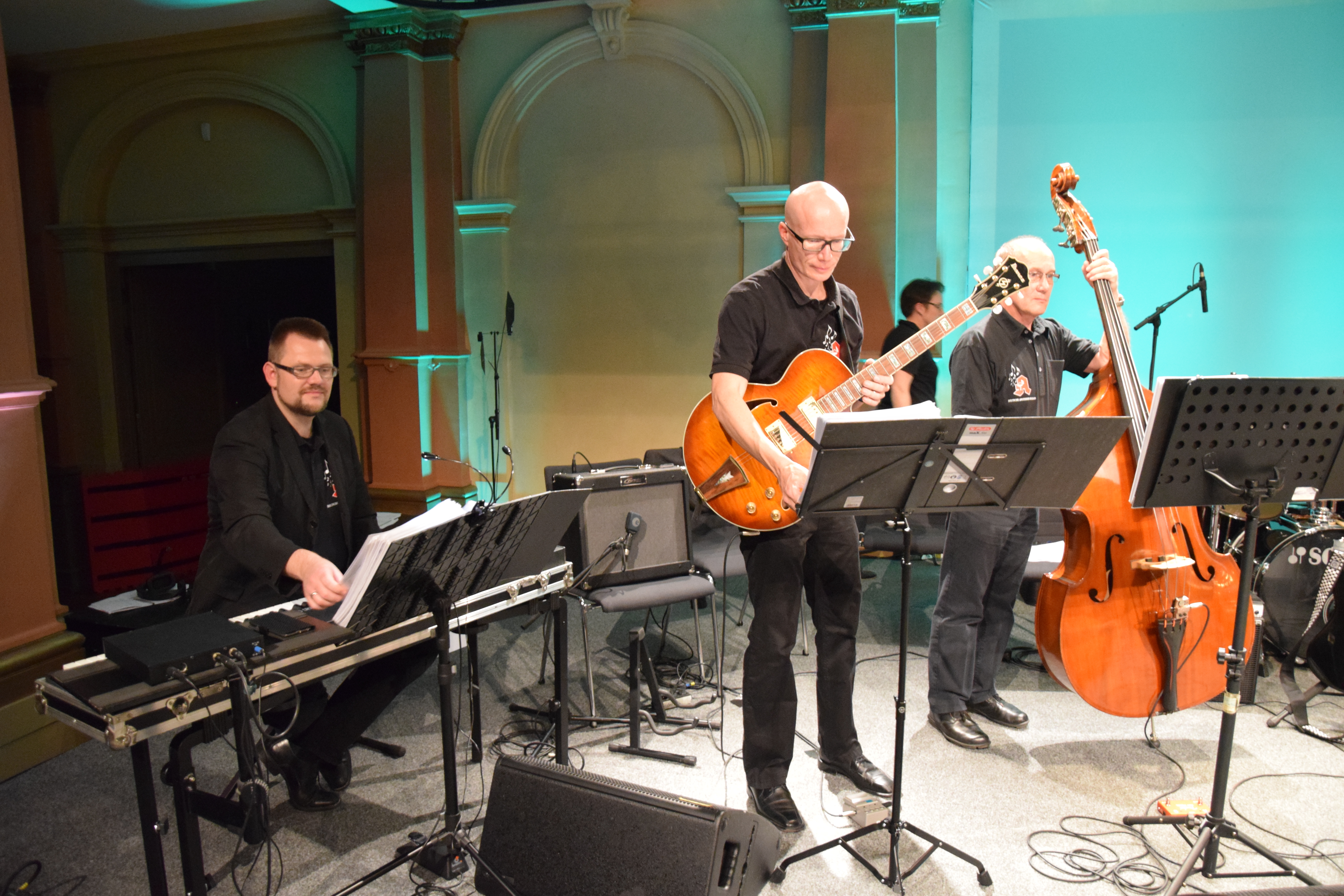 Die Deutsche Apotheker Bigband tritt auf.