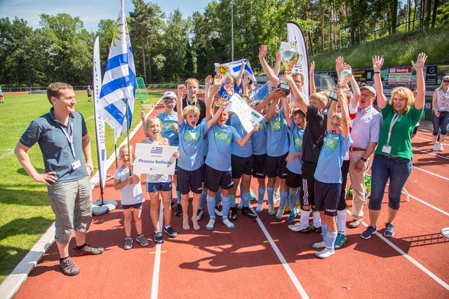Phönix Bellheim (Team Uruguay) gewann die AOK Mini-WM 2018. | Foto: Roland Kohls