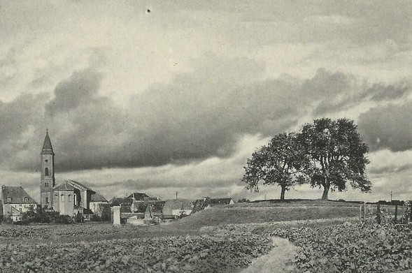 Historische Ansicht des Pfarrbergs