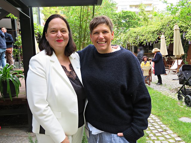 Alexandra von Rex und Marion Dietrich, immer strahlend | Foto: Brigitte Melder