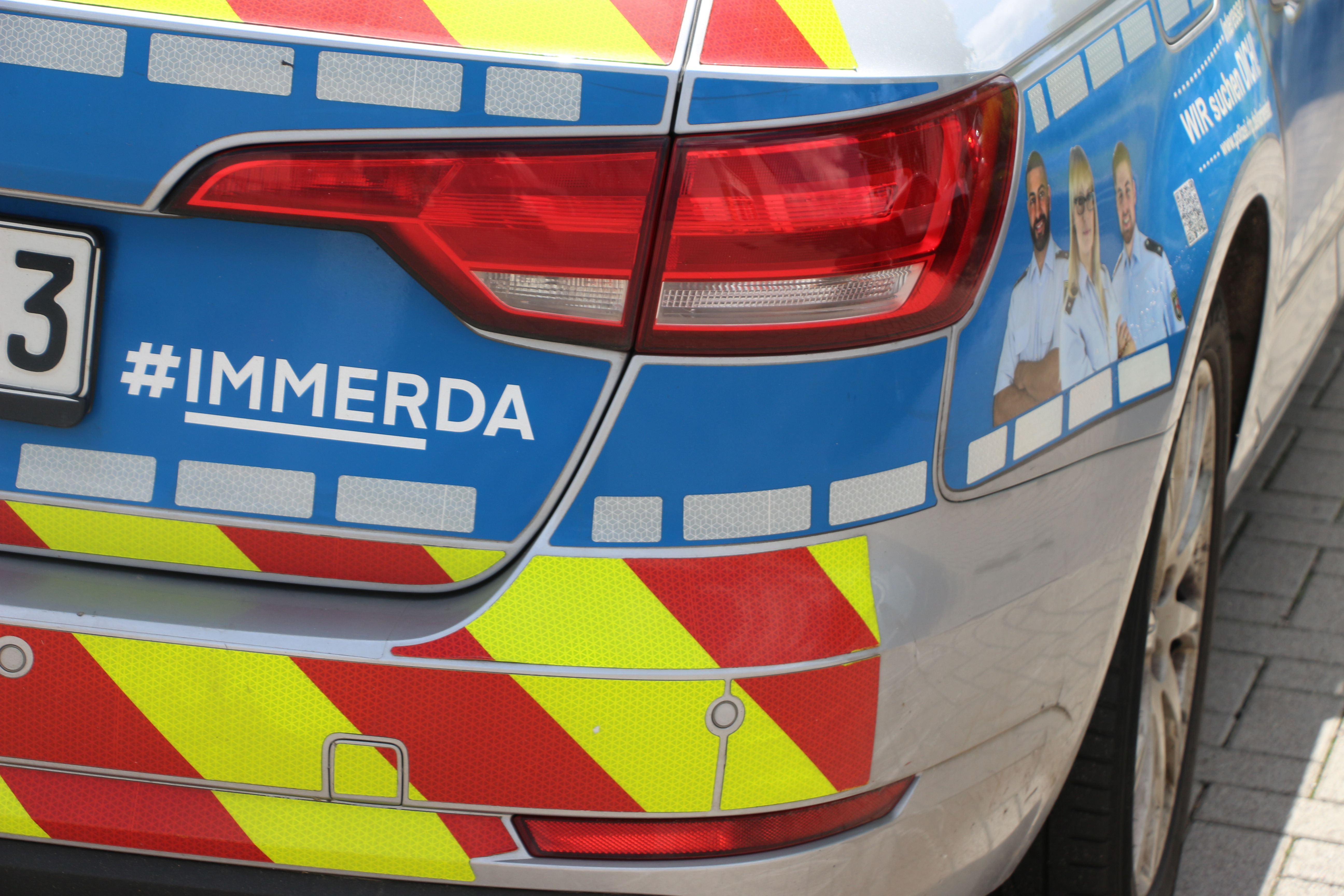#Immerda heißt die neue Kampagne für Polizei und Rettungskräfte in der Pfalz.