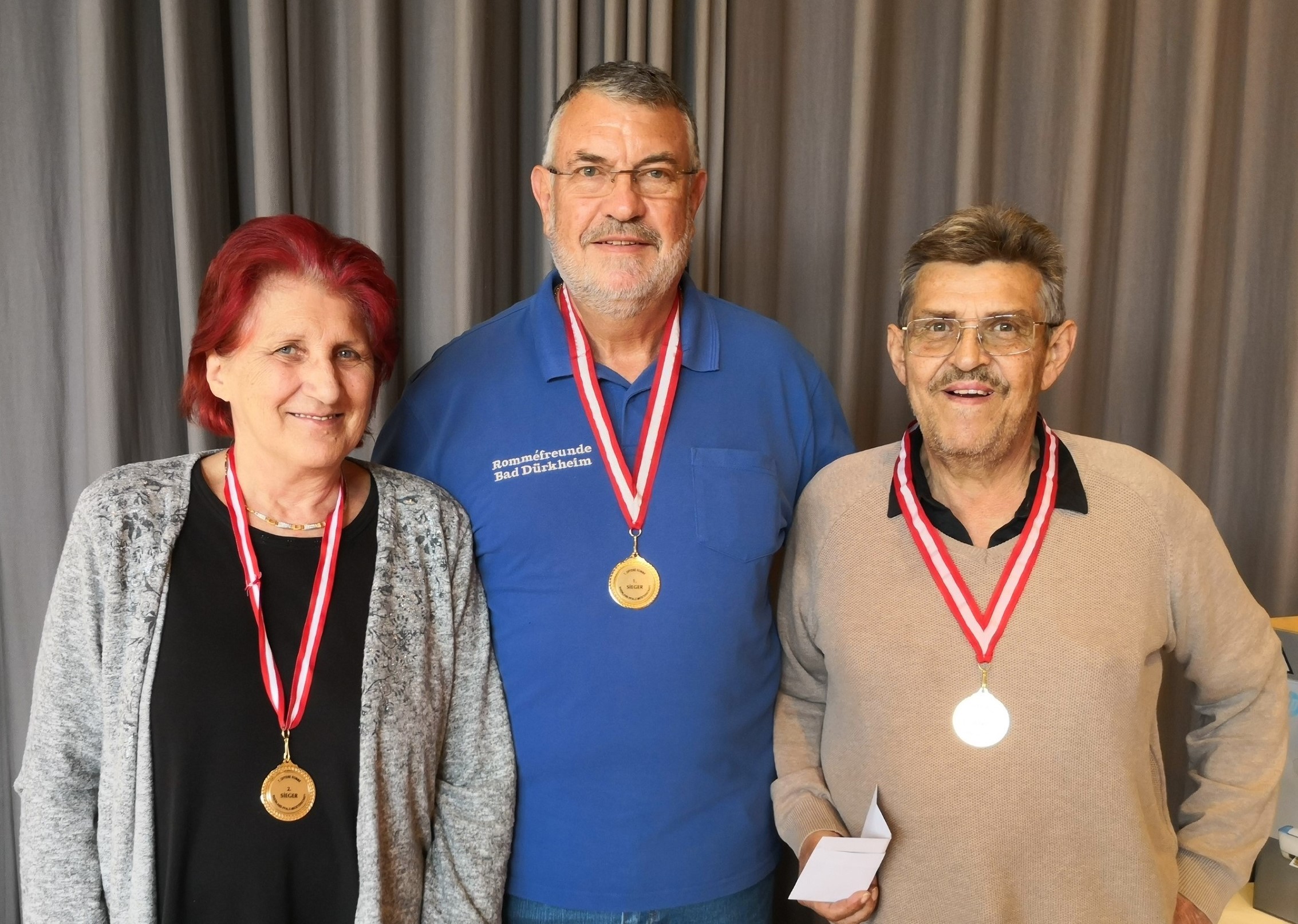 Unser Foto zeigt von links nach rechts: Hilde Boller, Rainer Fries und Gerd Müller.