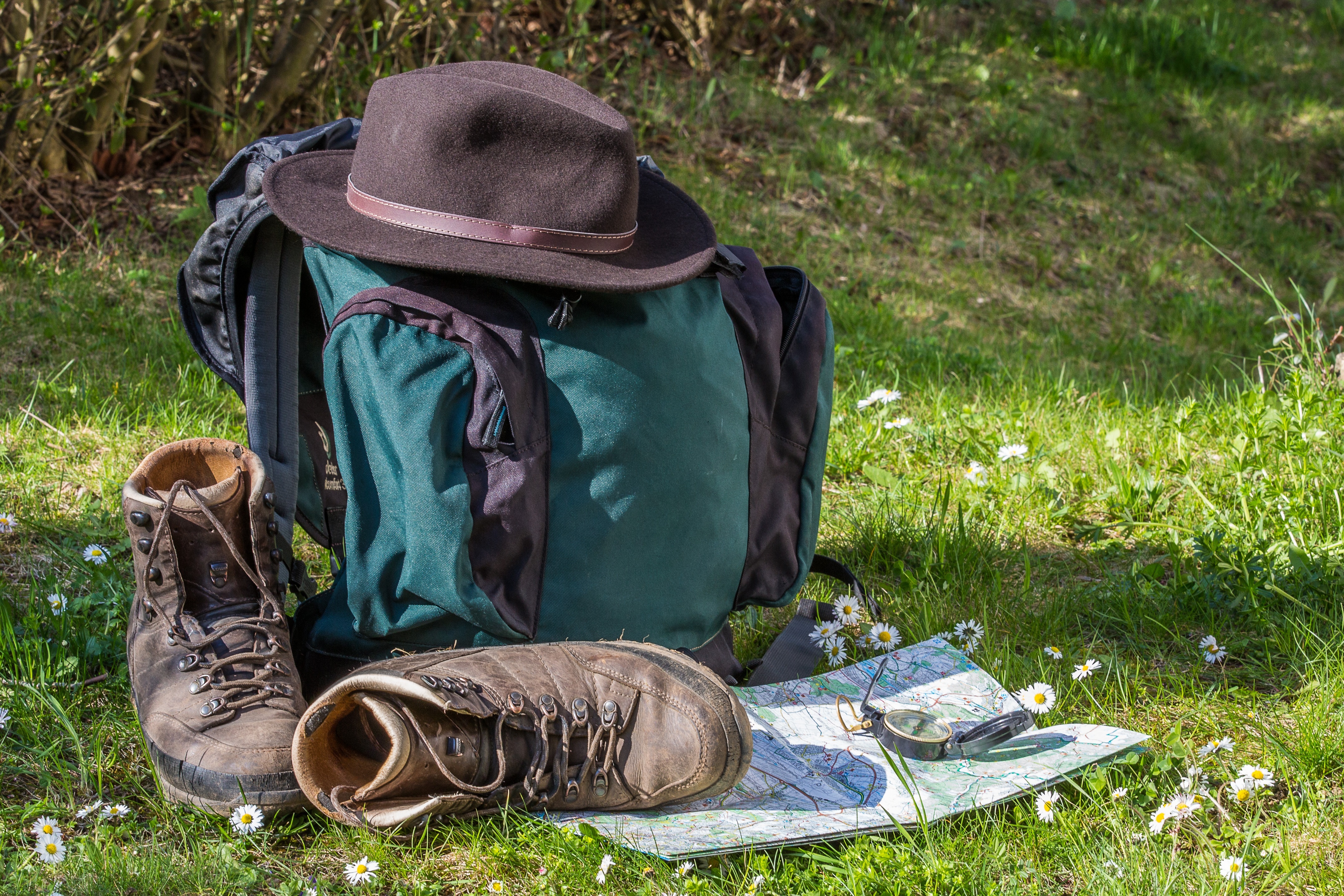 Durch den Frühling wandern.