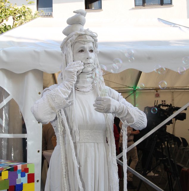 Kunst und Kultur zum Mitmachen auf dem Bruchsaler Kübelmarkt | Foto: Heike Schwitalla