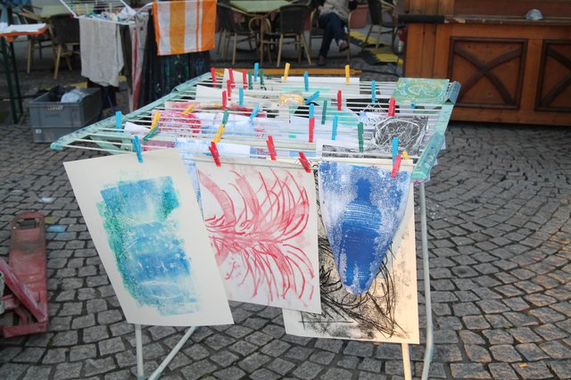 Kunst und Kultur zum Mitmachen auf dem Bruchsaler Kübelmarkt | Foto: Heike Schwitalla