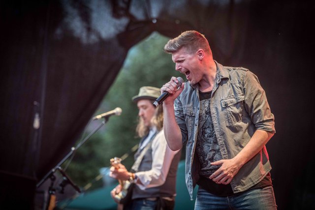 Christoph Brill (links) und Sascha Kleinophorst von Brass Machine. | Foto: Gaier