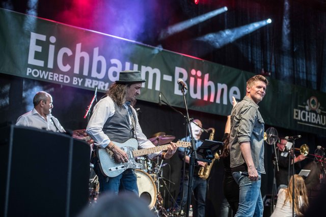 Die Brass Machine lässt es krachen. | Foto: Gaier