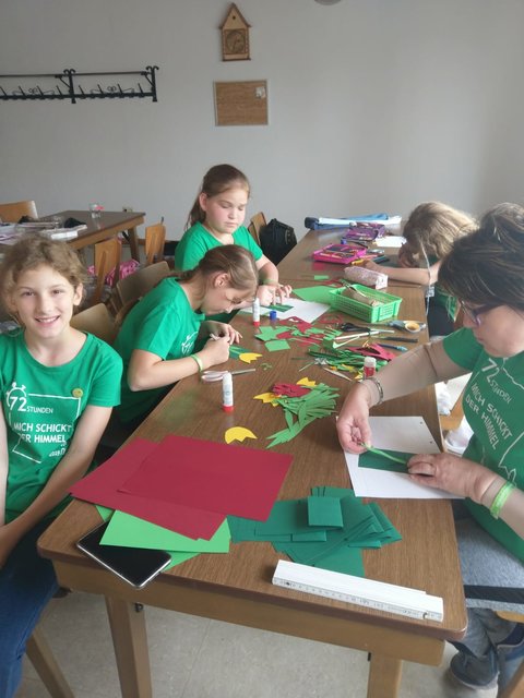 Auch in Kirchmohr wurde fleißig gearbeitet  Foto: ps