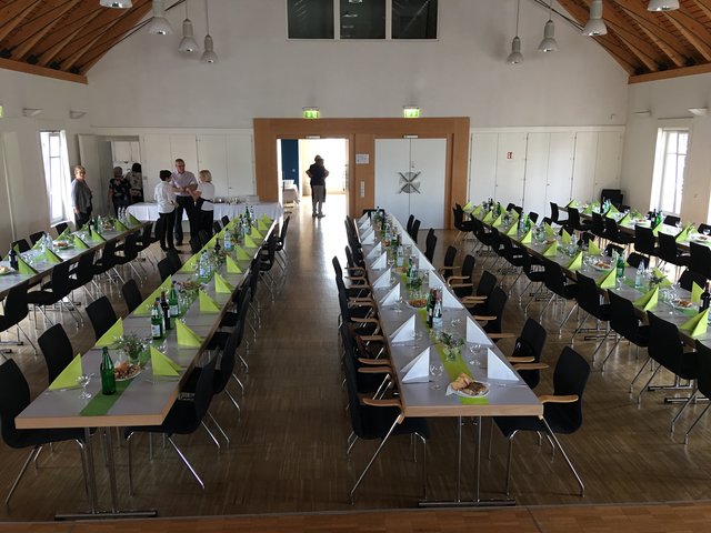 Es ist angerichtet im Dürkheimer Haus. | Foto: Ulrich Baer