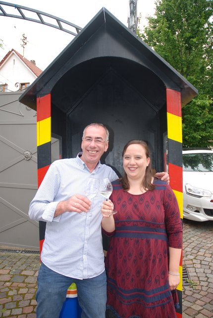 Freiheit im Glas im Zeichen der Farben schwarz-rot-gold. | Foto: Pacher