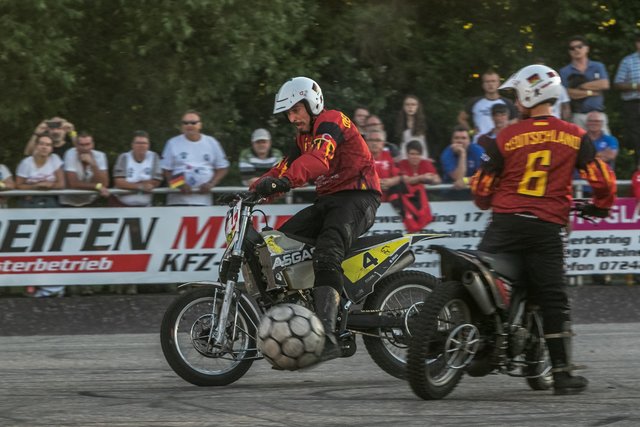 Deutschland siegt bei der Motoball-EM gegen Weißrussland mit 5:0 und startet damit souverän in das Turnier | Foto: Paul Needham