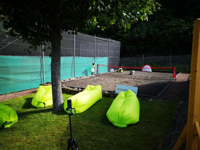 Photocorner mit Minitenni-Angebot