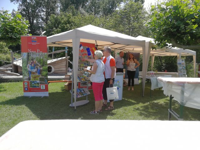 Beim Begegnungsfest in Leimersheim | Foto: Heike Schwitalla