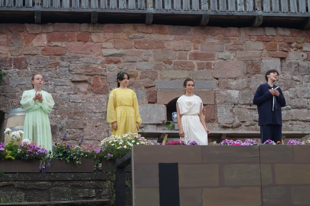 Die jungen Burgspieler bewiesen viel Talent | Foto: Walter