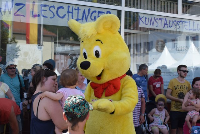 Ob der Haribo Bär wohl auch schwitz?? | Foto: Bender