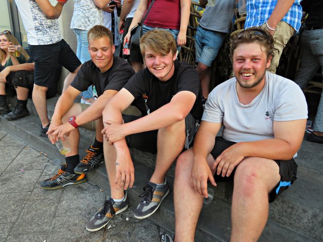 Den holländischen Jungs gefiel's | Foto: Brigitte Melder