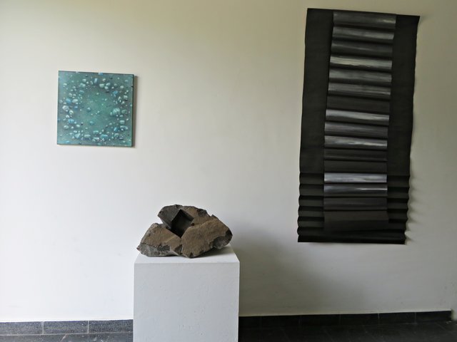 Drei Künstler, drei Kunstwerke | Foto: Brigitte Melder