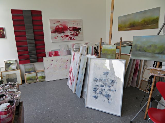 Im Atelier von Sonja Scherer | Foto: Brigitte Melder