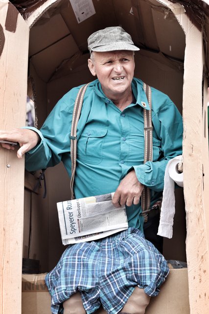 In "dringenden Angelegenheiten" war dieser Herr unterwegs. | Foto: Bauer