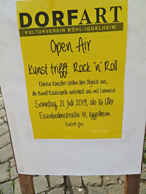 Dank des Wegweisers fand man die Location | Foto: Brigitte Melder