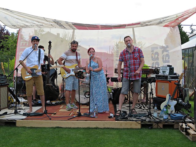 Die Rockkapelle mit heißen Rhythmen | Foto: Brigitte Melder