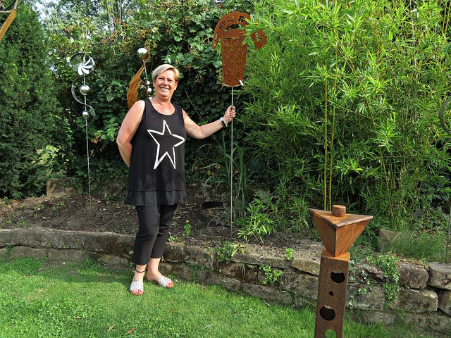 Frau Külbs von DecoArt Külbs | Foto: Brigitte Melder