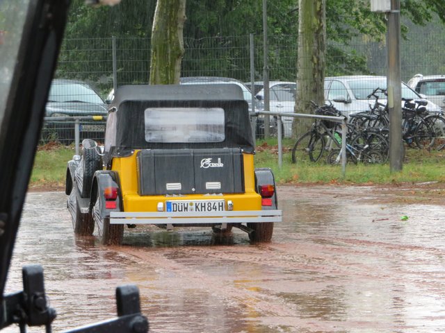 Die "Gazelle" flüchtet vor dem Regen | Foto: Brigitte Melder